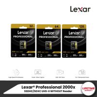 Lexar® Professional 2000x SDHC™/SDXC™ UHS-II Card GOLD Series (เอสดีการ์ด)