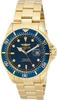 Invicta Mens Pro Diver Quartz Diving Watch with Stainless-Steel Strap, Gold, 22 (Model: 23388)