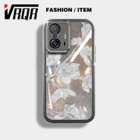 VRQR เคส Xiaomi 11T 11T Pro เคสกันกระแทกฟิล์มเลนส์ Meitong Sparkling Star ดอกชงโคสินค้าแฟชั่นเคสโทรศัพท์