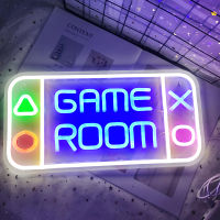 LED Game Room Neon Signs for Bedroom Wall Gaming Decor Room Decor Boys Teen Kids Gifts Party Bar Decorations Night Light