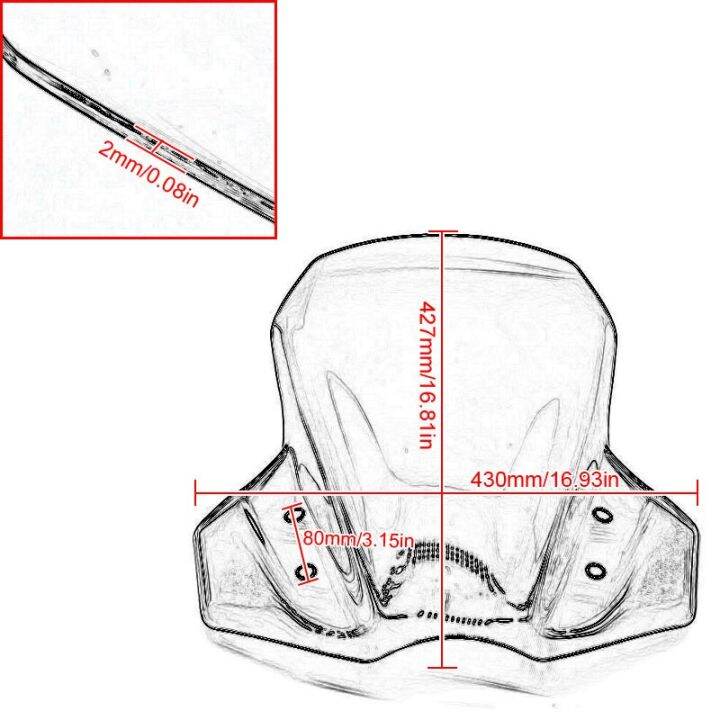 สำหรับ-suzuki-dl650-v-strom-dl-650-vstrom-dl-650-v-strom-2017-2022การท่องเที่ยวทางมอเตอร์ไซด์-deflector-กีฬาที่บังแดดหน้ารถยนต์กระจกหน้ารถ