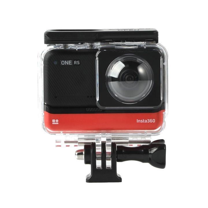 กล่องกันน้ำกระเป๋ากล้องกันน้ำที่คลุมพกพาได้เคสห่อหุ้มกันตกอุปกรณ์เสริมสำหรับ-insta360หนึ่งกล้องพาโนรามา-rs