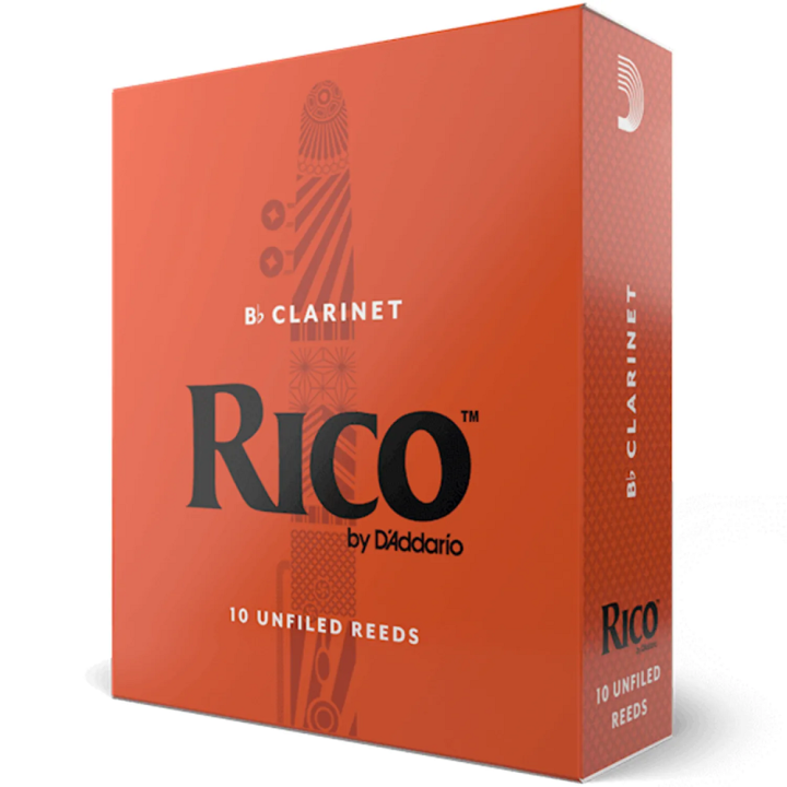 rico-ลิ้นบีแฟลต-คลาริเน็ต-กล่องส้ม-bb-clarinet-reeds-orange-box-no-3-กล่องละ-10-อัน