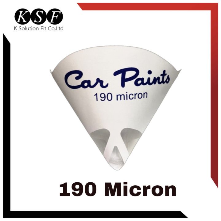 k-part-กรวยกรองสี-125-190-micron-กรวยกระดาษ-ที่กรอกสี-กระดาษกรองสี-125micron-190micron-กรวย