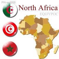 North Africa Algeria flag fridge magnet Moroccan Tunisia travel refrigerator magnets countries souvenir message board Stickers