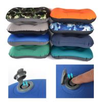 Ultralight Portable Camping Inflatable Pillow Neck Lumbar Support Camp Hiking Backpacking Fishing Travel Pillow Camping bedding Travel pillows