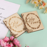 [YuLu Store ] ?? 2pcs Wedding vow หนังสือแต่งงาน vow Notebook สร้างสรรค์กระดาษ kraft ทนทาน