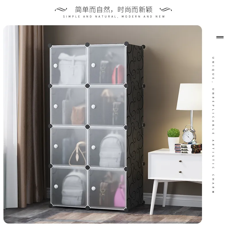 ≚Κ Bag storage cabinet floor-to-ceiling bag shelf household bag artifact  backpack rack bed