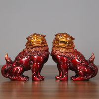 ส่งทองแดงสีสันสดใส "Rui Beast To Lion" สร้างสรรค์บ้านตกแต่งห้องนั่งเล่นระเบียงการตกแต่งงานฝีมือเครื่องประดับ