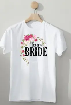 Flower EVJF La Mariee Women T-shirts 2023 Team Bride To Be Squad