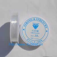 【YD】 1 ROLL 5M-12M Length 0.4-1.0mm Diameter Elastic Beading Cord String Thread Necklace Making Department