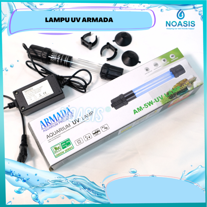 Armada Lampu Uv Ultraviolet Aquarium 5 7 9 11 13 15 20 Watt Aquascape