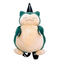 Snorlax Plush Backpack Kindergarten Cartoon School Bag Lightweight Childrens Coin Purse Fashion All-match Student Diagonal Bag