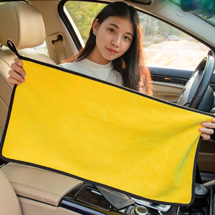 Car Wash Microfiber Towel Car Cleaning Drying Cloth Hemming Car