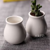 High Quality Zakkar Ceramic Micro Mini Flowerpots Square Juicy Plants Vase Garden Wedding Flower Pots Container Small Bonsai Pot