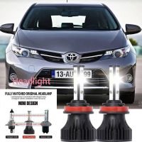 หลอดไฟหน้ารถยนต์ LED LAI 40w 6000k สีขาว สําหรับ toyota Auris E18 2013-2023 2PCS