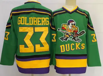 Anaheim Mighty Ducks Movie 33 Greg Goldberg Black Blue White