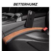 BETTERHUMZ Alcantara Car Seat Gap Leakproof Plug Multifunction Seat Gap Plug Filler Pad Soft Padding Interior Car Accessories