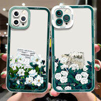 Flowers Case Compatible for IPhone 14 12 13 X XS XR 11 14 Pro Max 6 6S 7 8 Plus Clear Casing Transparent TPU Soft Phone Shockproof