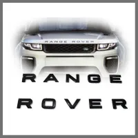 แผ่นป้ายติดฝากระโปรง ตราสัญลักษณ์ ตัวอัษร LOGO RANG ROVER ลายเคฟร่าติดฝากระโปรงหน้าสำหรับรถRANG ROVER ราคาดีที่สุด  *** **ส่งเร้วทันใจ**