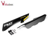 ♠❈ T-MAX530 Motorcycle Chain Guard Mud Cover Panel Cowl Protector For Yamaha T-MAX 530 TMAX530 2017 2018 2019 2020 2021 2022 2023