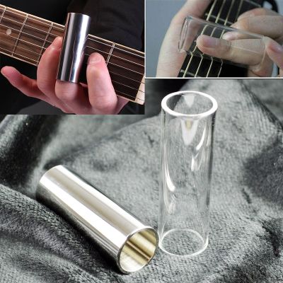 Stainless Steel / Glass slide Guitar Finger Sliders Electric Guitar Pick Tube Knuckle Guitar Accessories Guitar Finger Sliders Guitar Bass Accessories