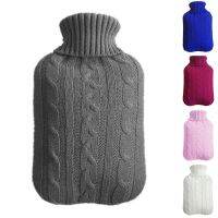 2000ml Winter Hot Water Bottle Thermal Hand Warmer Explosion-proof Soft Safety Detachable Knitted Bag Thermofor