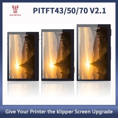 【HOT】❁ BIGTREETECH BTT PITFT43 PITFT50 PI TFT70 TFT43 Capacitive Octoprint Display 4 3 Printer Parts