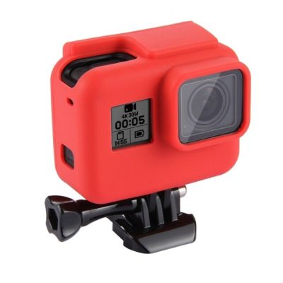 Puluz เคสนิ่มกระเป๋าครอบสำหรับ Gopro Hero 7/6/5ซิลิโคนนิ่มสีดำเคสป้องกัน Hero7สำหรับ Go Pro Hero6 Hero5 Heroframe