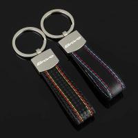 engraved keychain leather key chain for FIAT BRAVO accessories