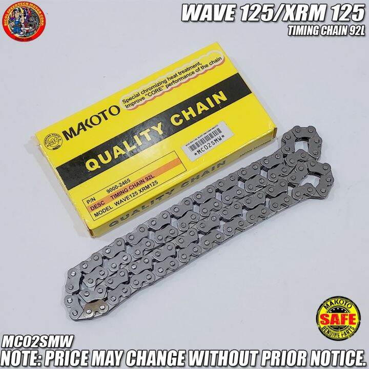 WAVE 125/XRM 125 TIMING CHAIN 92L (MC02SMW) Lazada PH