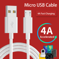 สายดาต้าสำหรับชาร์จไวสายเคเบิลไมโคร USB 4A สำหรับ Huawei Xiaomi ของ VIVO แท็บเล็ตโทรศัพท์แอนดรอยด์สาย USB ชาร์จอุปกรณ์เสริมกล้อง