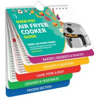 ✶◕ Air Fryer Cheat Instant Pot Sheet Magnets Cooking Guide Booklet Keto Cheat Sheet Magnets Booklet Air Fryer Magnetic Cheat Sheet