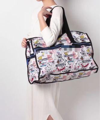 Li Shi Bao ถุงผ้ากันน้ำ Unisex กระเป๋าสะพายกระเป๋าถือกระเป๋า Messenger 7185/2751ขนาดใหญ่
