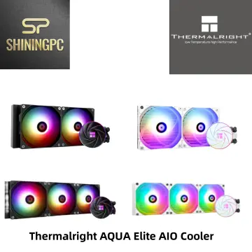 THERMALRIGHT AQUA Elite 360, 240ARGB BLACK / WHITE ARGB CPU AIO Cooler