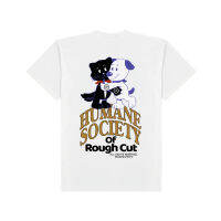 [ Rough Cut ] Humane Society T-Shirt / White