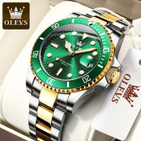 OLEVS 5885 Business Quartz Watch For Men Waterproof Stainless Steel Band Men Wristwatches Luminous Calendar