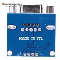 MAX3232 RS232กับโมดูลตัวแปลง TTL พอร์ตอนุกรม3.3V-5.5V ตัวเชื่อมต่อ DB9ตัวเมีย MAX232ชิป MAX3232กระดานกระพริบ