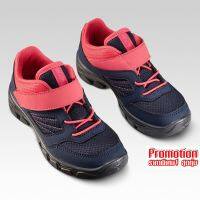 Kids’ Hiking Shoes with Rip-tab MH100 from Jr size 7 to Adult size 2 Blue &amp; Pink