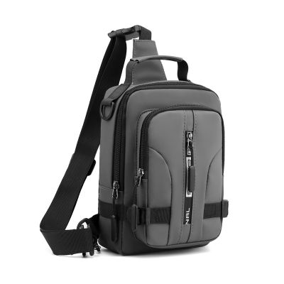 USB Anti-theft Messenger Backpack Chest Mens Crossbody Bag