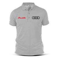 เสื้อยืดผู้ชาย Audi RS S line Racing Rally Turbo A4 A5 A6 R8 เสื้อโปโล _ G31