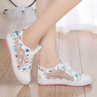 COD DSFGRTUTYIII Girl Canvas Mesh Sandals Breathable Shoes Teen High School Students Net Shoes Shoes Tide 2021 Summer