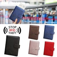 B1205เคสใส่กระเป๋าใส่หนังสือเดินทาง RFID หนังที่ใส่เอกสารอเนกประสงค์แบบบางเฉียบกระเป๋าหนังสือเดินทางใส่ผ้าคลุมเวลาเดินทาง