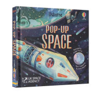 Usborne pop up space three-dimensional book English original picture books popular science books flipping books childrens intellectual development space imagination interesting picture books popular science books