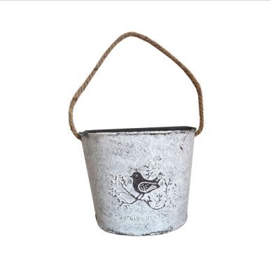 [Like Activities] RetroMetal BucketsPot Wall HangingPotPots ที่ใส่ตะกร้าบ้านระเบียงตกแต่งสวน