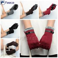 FEECE Fashion Cute Weaved Winter Warm Touch Screen Wrist-gloves Knit Mittens