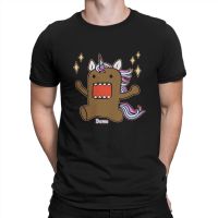 Mens T-Shirts Domo Unicorn Classic Novelty Cotton Tees Short Sleeve Domo Kun T Shirts Crew Neck Clothes Gift Idea XS-4XL-5XL-6XL