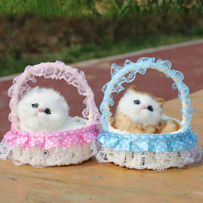 （HOT) ของเล่นลูกแมวตุ๊กตาจะเรียกว่ากระต่ายลูกสุนัขสัตว์รุ่นของขวัญวันเกิดเด็ก