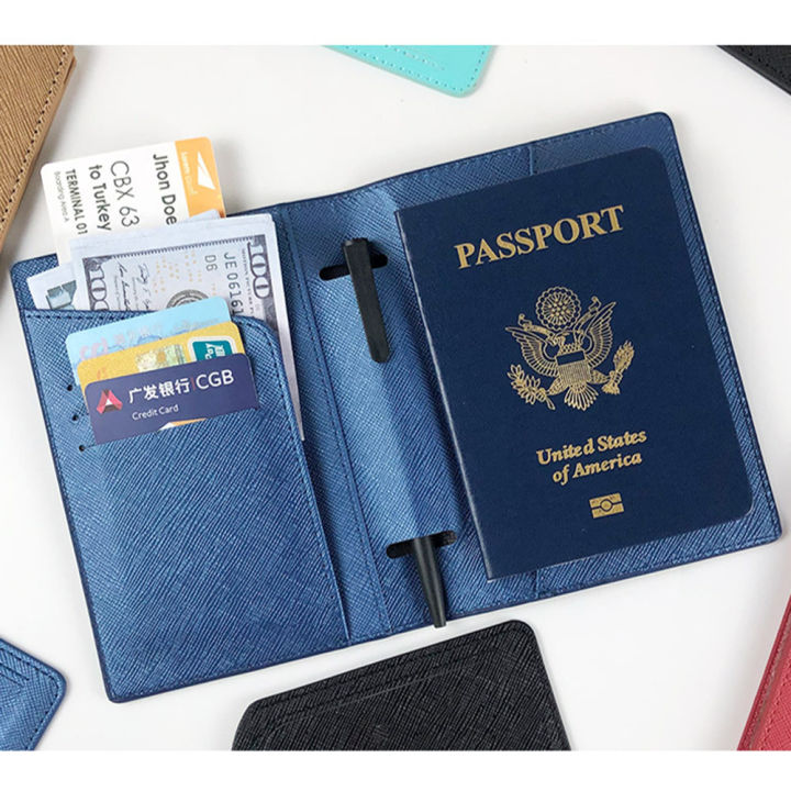 luggage-tag-passport-cover-wallets-women-men-air-tickets-portable-holders-pu-passport-covers-cross-pattern-passport-covers-cross-pattern-leather-cards-holder