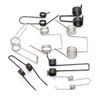 FINEWE 2PCS Baler 1.0mm Wire Diameter Double Torsion Return Springs   Stainless Or Spring Steel High Quality Rust Proof Spring Nails Screws Fasteners